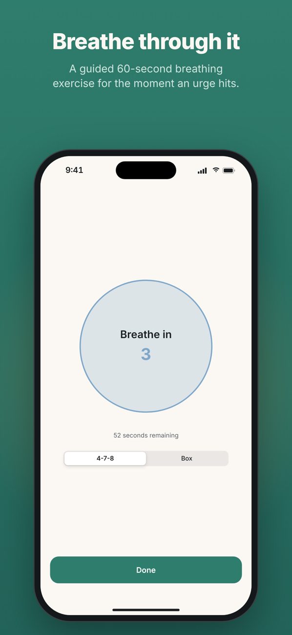 Steady: a guided breathing exercise